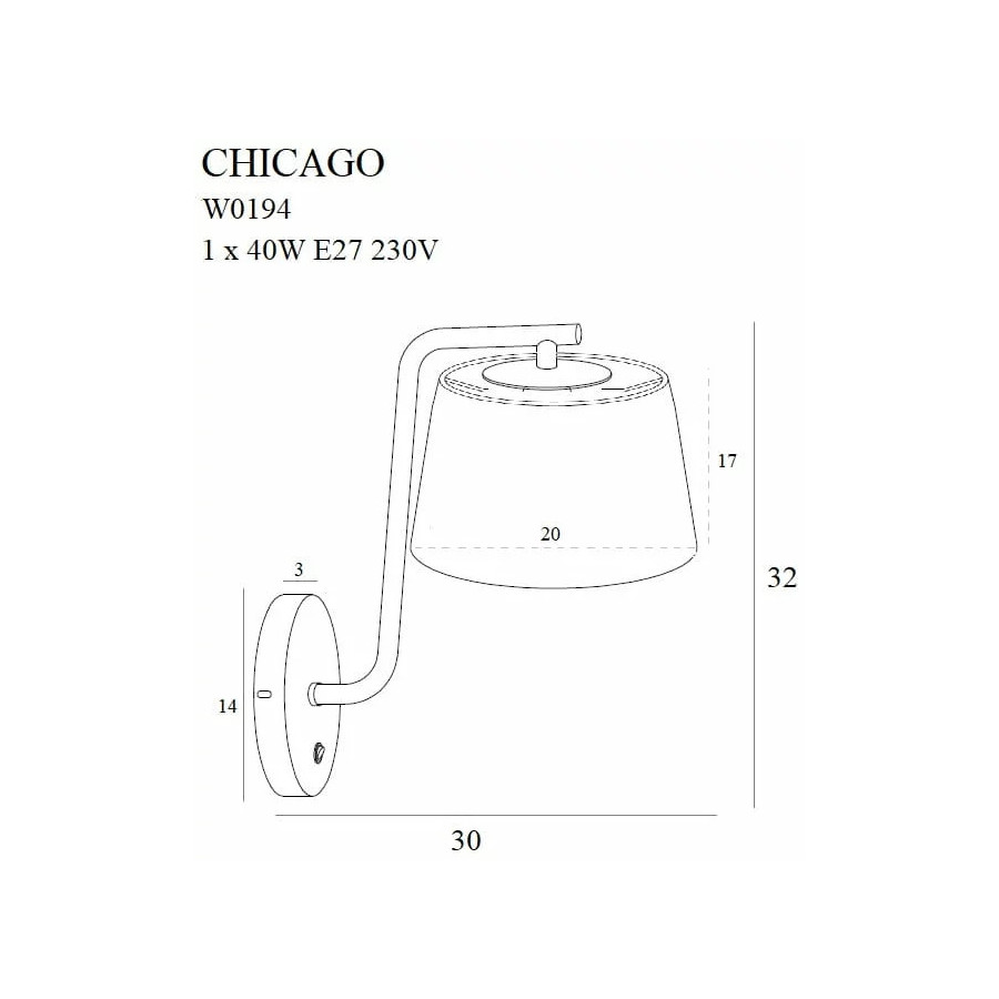 Бра Chicago