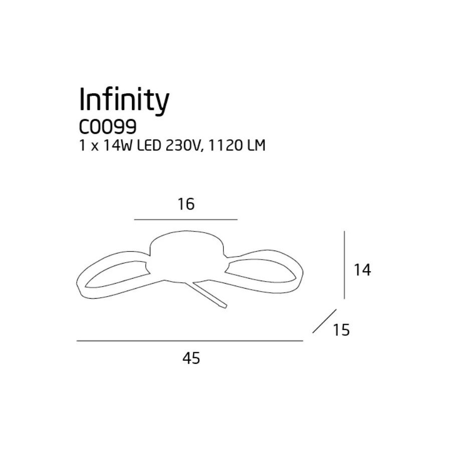 Стельовий світильник Infinity