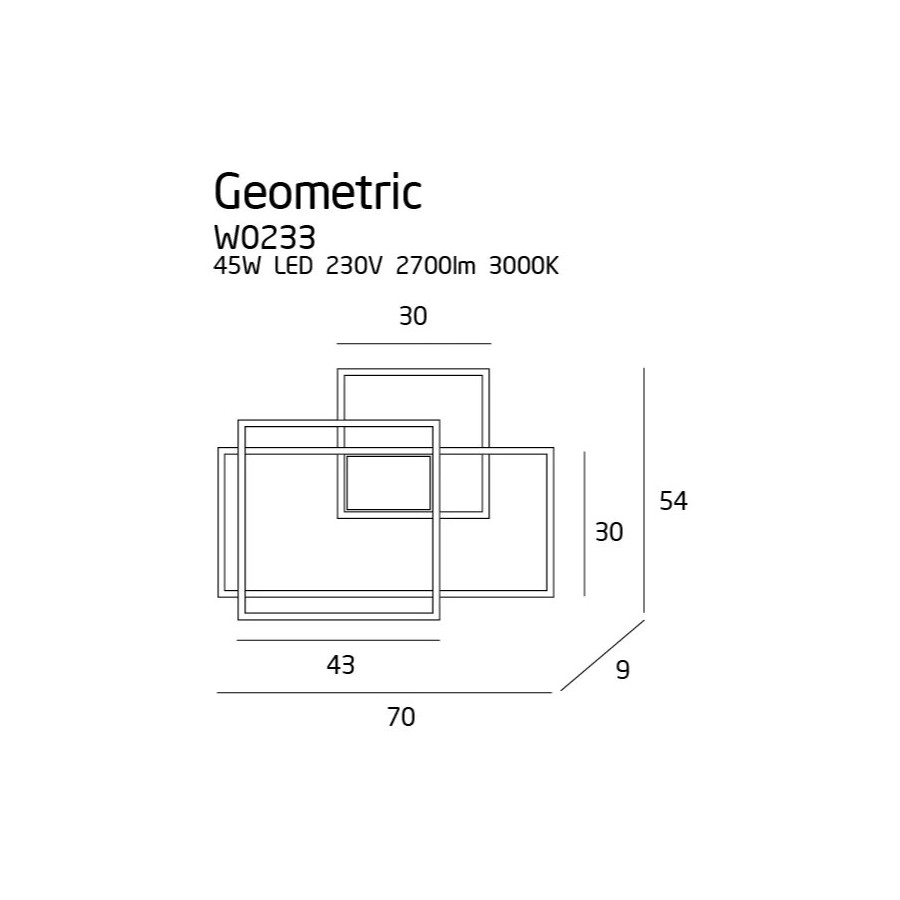 Бра Geometric