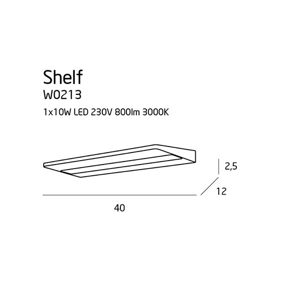 Бра Shelf