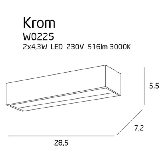Бра Krom