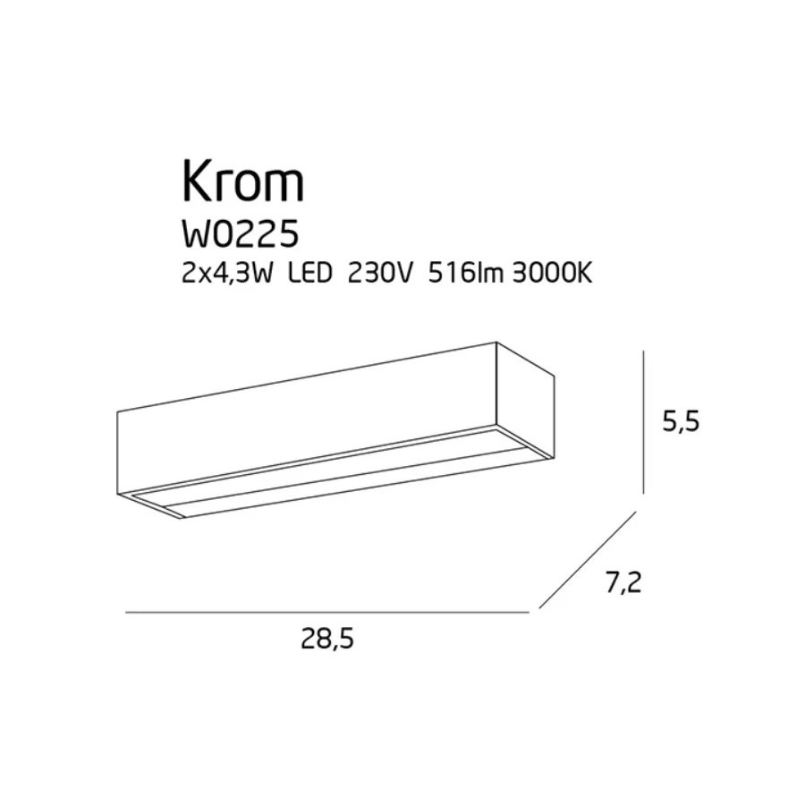 Бра Krom