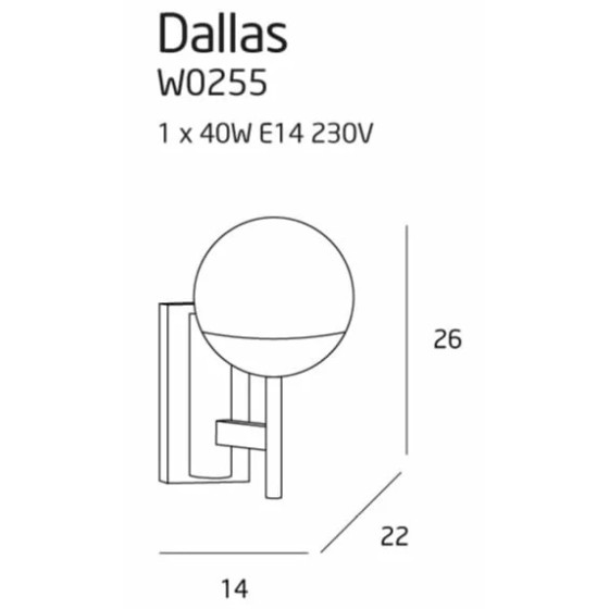Бра Dallas