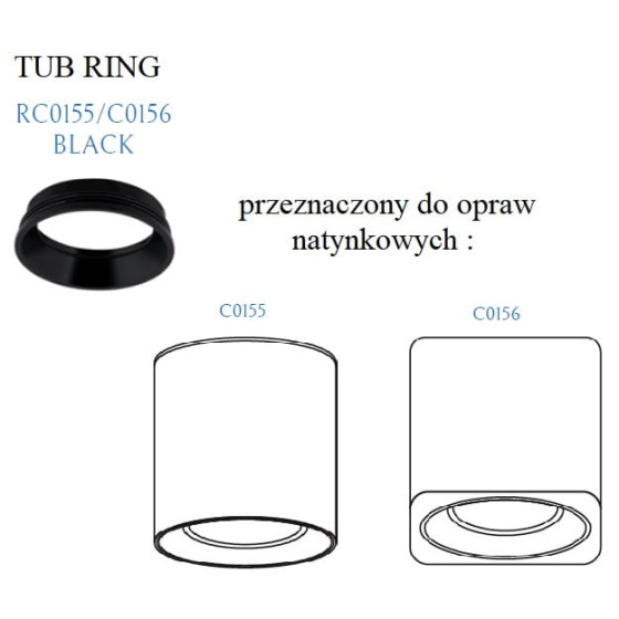 Декоративнe кільце Maxlight Tub RC0155/0156