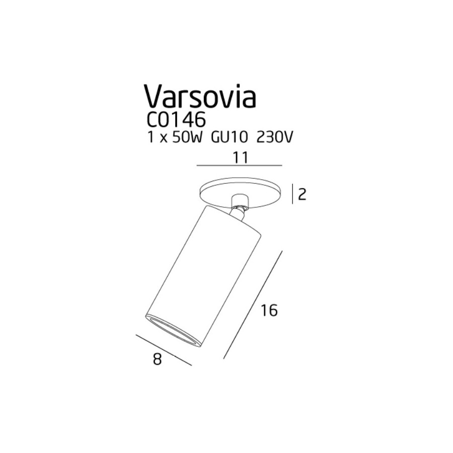 Стельовий світильник Maxlight Varsovia C0146