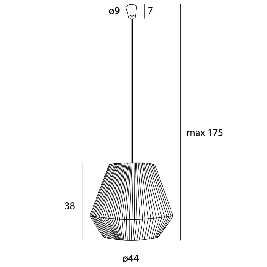 Підвісний світильник Maxlight P0584 Praslin II