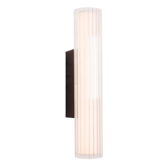 Опис настінного світильника Maxlight W0363 Kinkiet Fayette 31cm 6W Чорний IP44 3000K