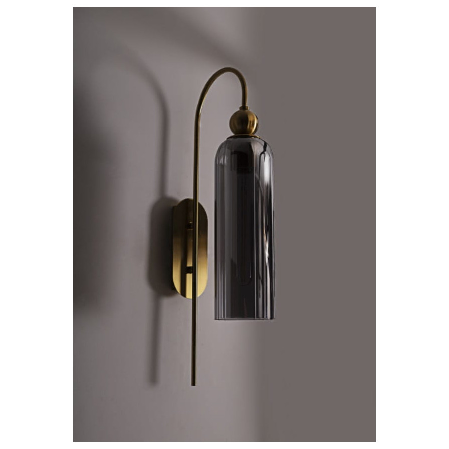 Настінний світильник Maxlight W0333 Kinkiet Campanila Smoky Glass